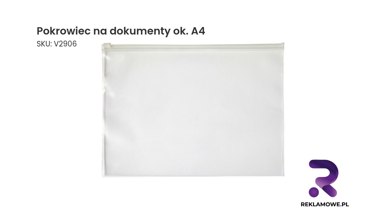 Pokrowiec na dokumenty formatu A4