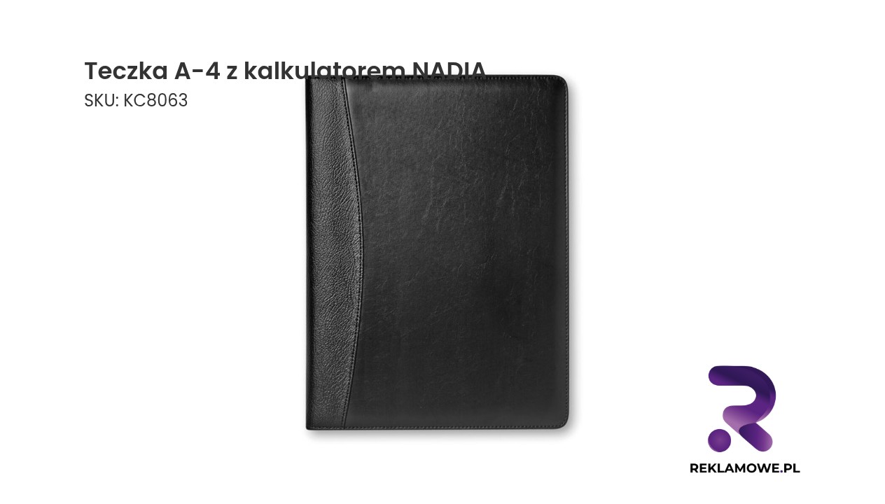 Teczka A-4 z kalkulatorem NADIA Teczka A-4 z kalkulatorem NADIA