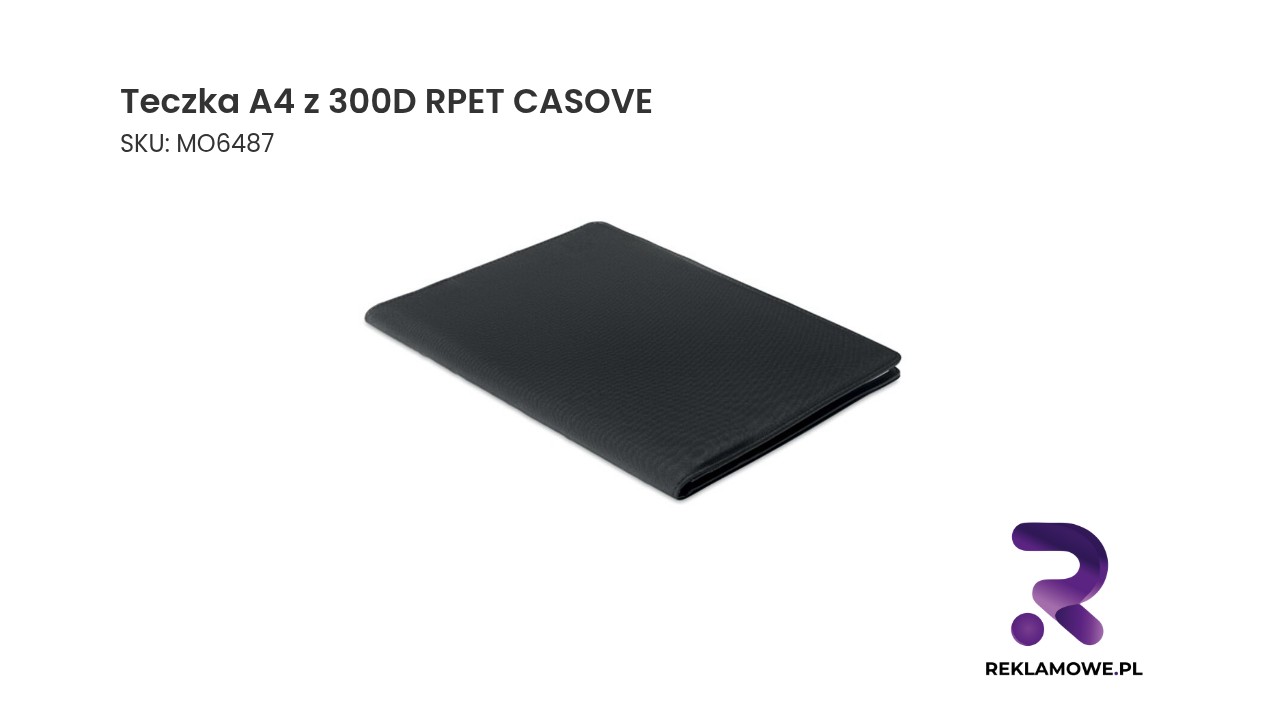 Teczka A4 wykonana z materiału RPET 300D marki CASOVE