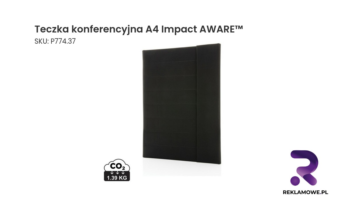 Teczka konferencyjna A4 Impact AWARE ekologiczna