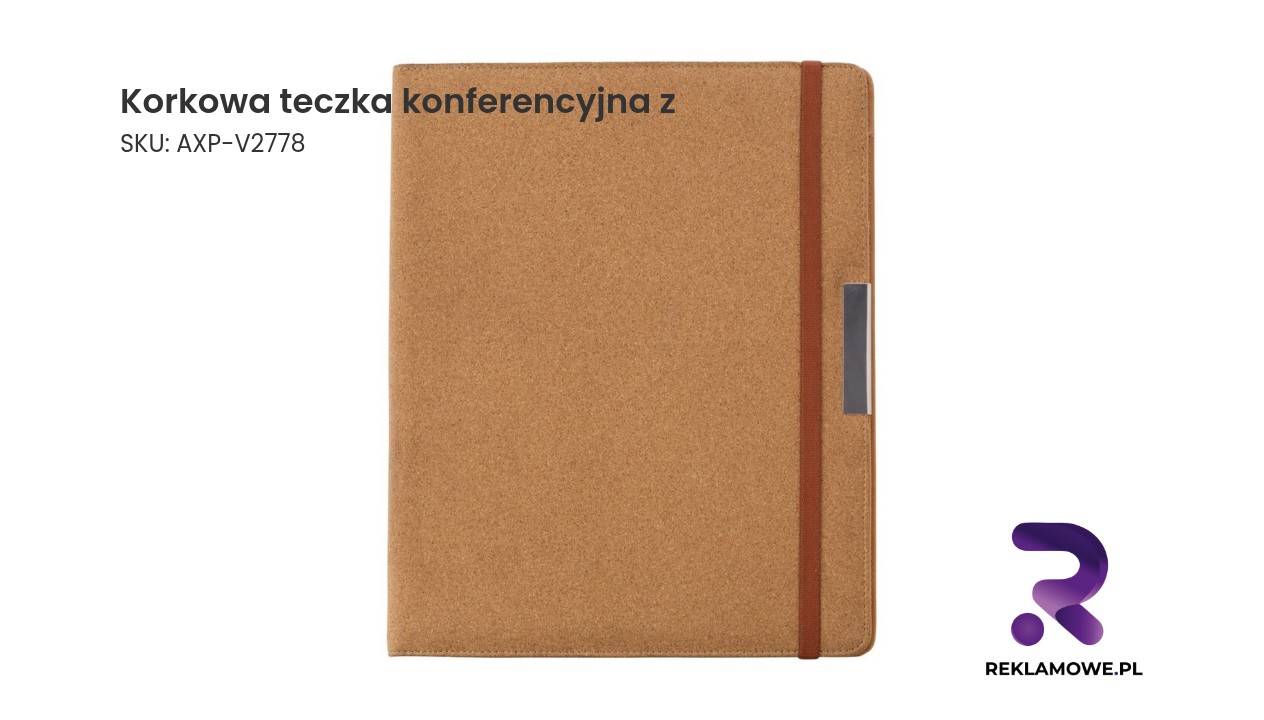 Korkowa teczka konferencyjna idealna na dokumenty