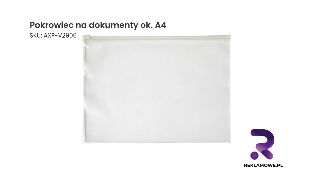 Pokrowiec na dokumenty ok. A4 Pokrowiec na dokumenty ok. A4 - praktyczne etui na dokumenty w formacie A4