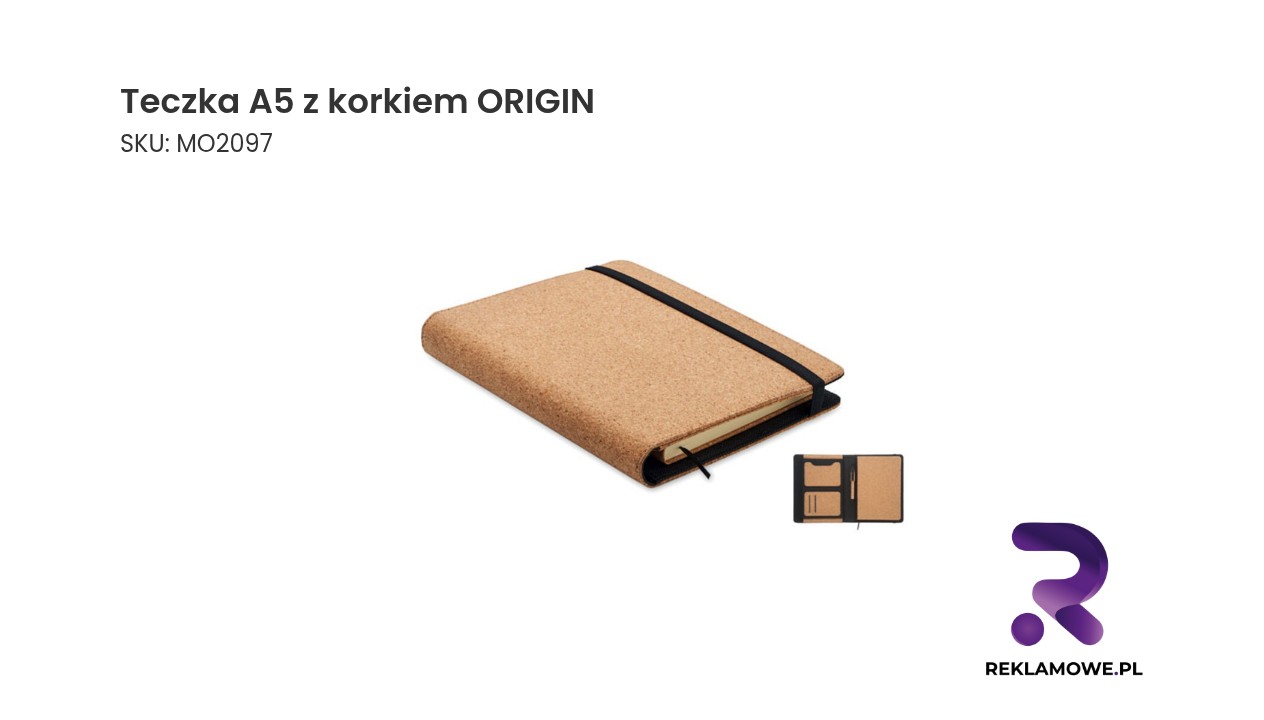 teczka A5 z korkiem ORIGIN