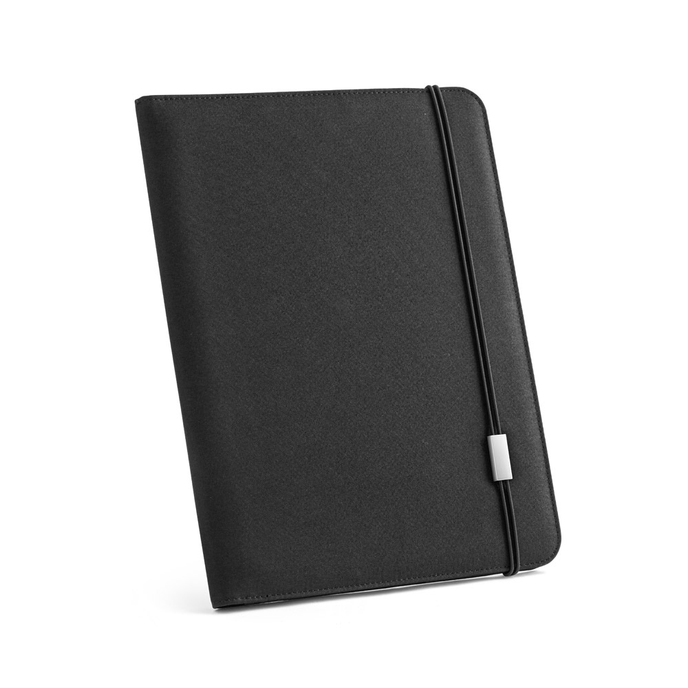 EMERGE FOLDER II. Teczka A4 z 300D poliestru pochodzącego (100% rPET) z zamknięciem na gumkę 93580_set