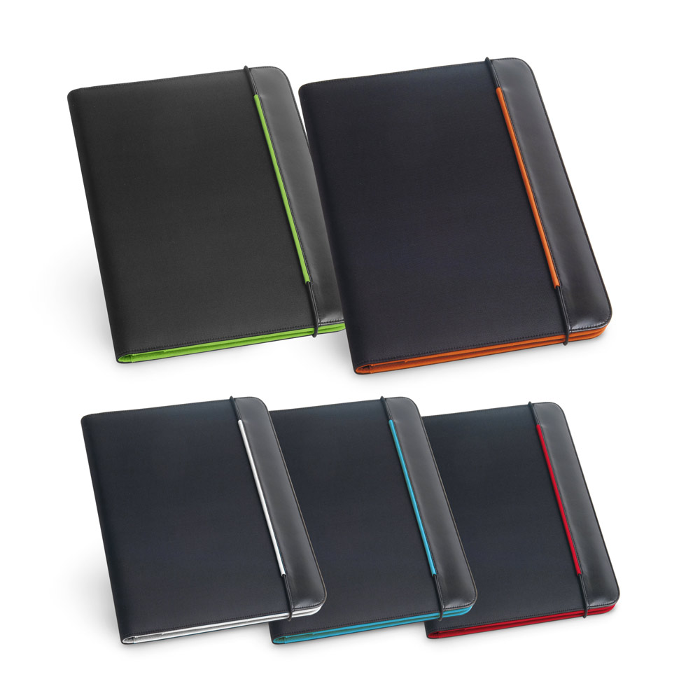 FITZGERALD. Teczka A4 z PU i 800D z blokiem strony w linie 92040_set